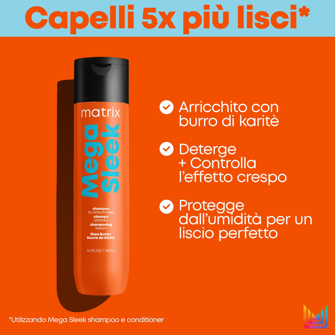 Mega Sleek Shampoo 300ml